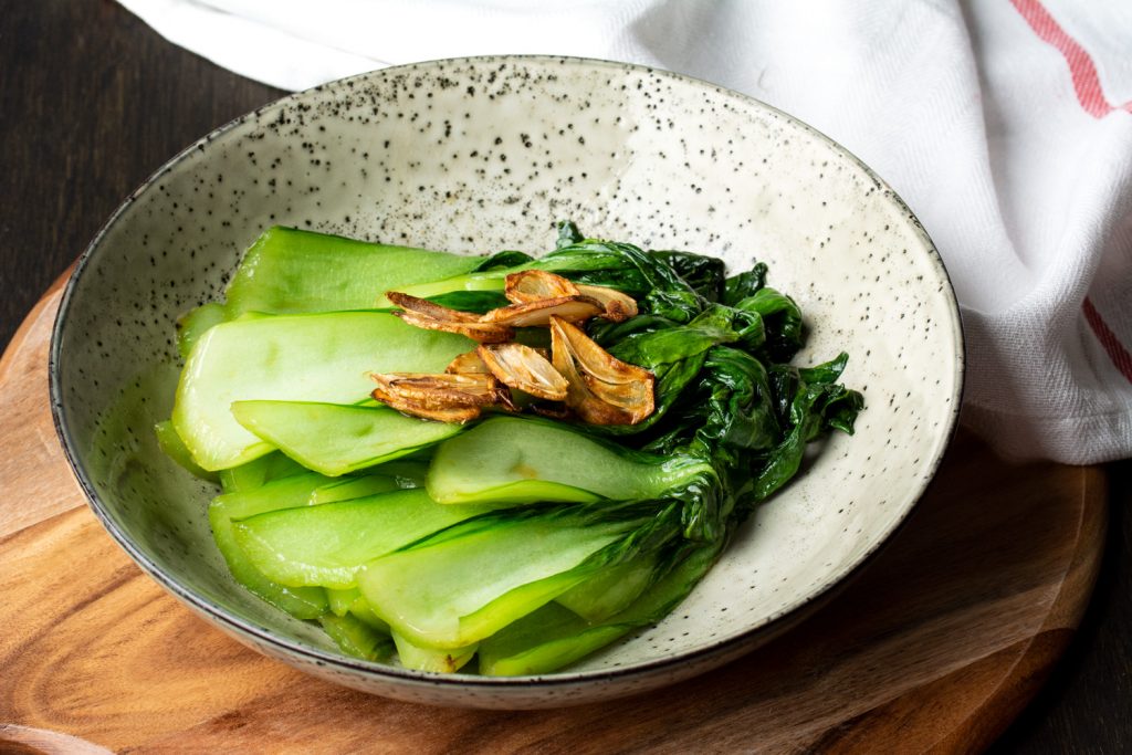 Stir Fried Bok Choy With Oyster Sauce Asian Inspirations