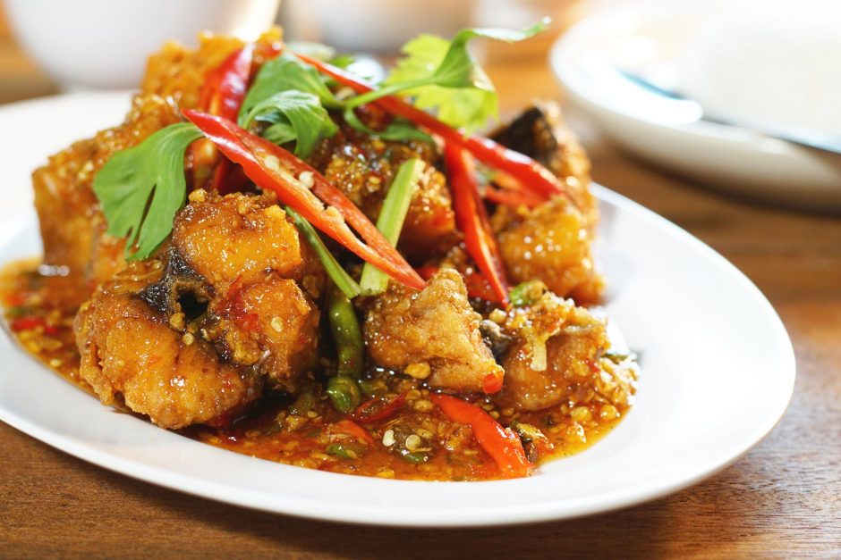 Fried Fish With Sweet Chilli Sauce Asian Inspirations