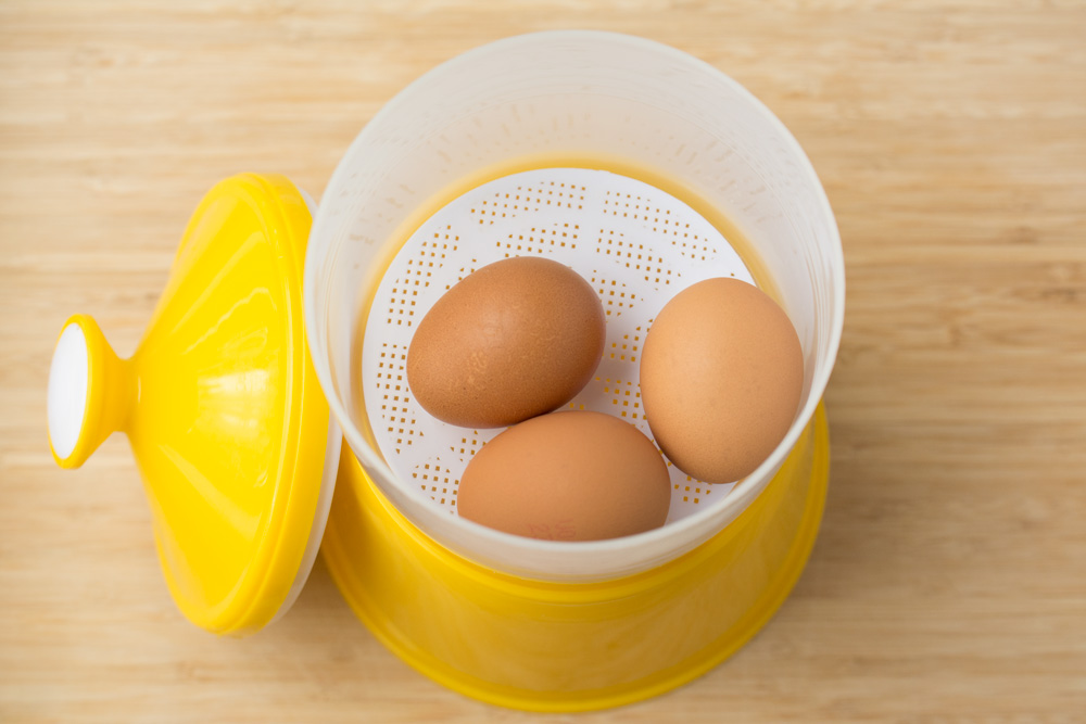 Soft-Boiled Eggs in an Egg Cooker