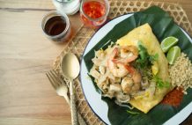 pad thai wrapped in egg recipe by Asian Inspirations