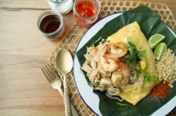 pad thai wrapped in egg recipe by Asian Inspirations