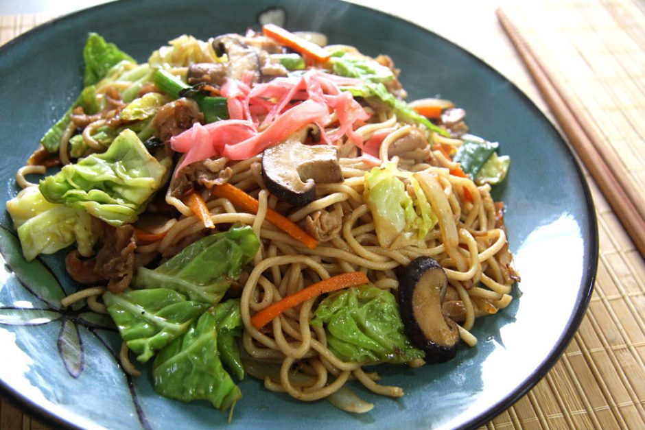 Japanese Fried Noodle (Yakisoba) | Asian Inspirations