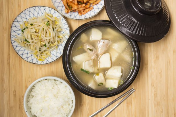 Korean Taro Soup (Toran Guk)