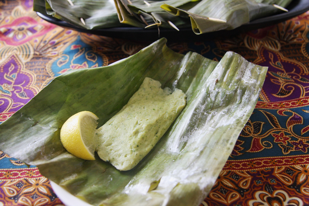 Achiote Grilled Fish in Banana Leaves