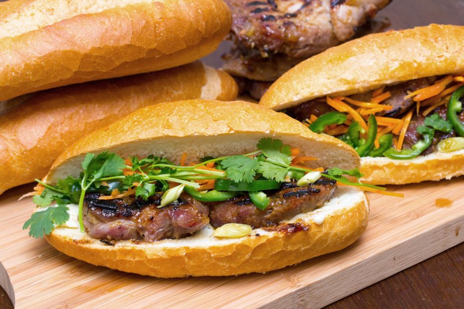 Banh Mi With Lemongrass Pork Banh Mi Thit Nuong Asian Inspirations 2895