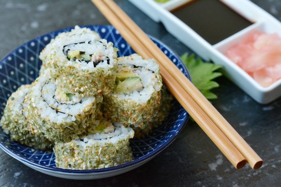 California Crab Maki Roll Asian Inspirations