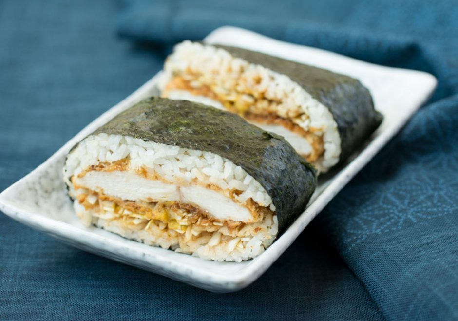 Chicken Katsu Sushi Sandwich (Chicken Katsu Onigirazu) Asian Inspirations