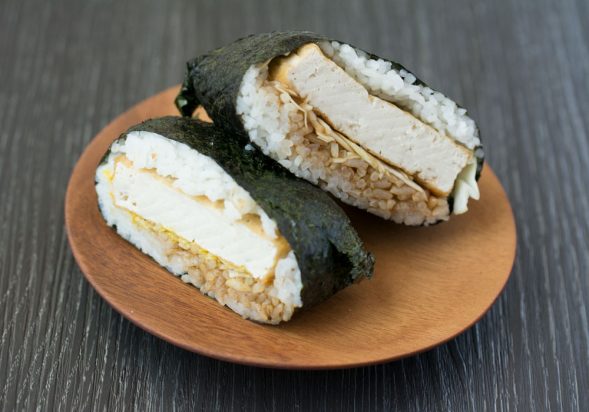 Tofu Sushi Sandwich (Tofu Onigirazu)