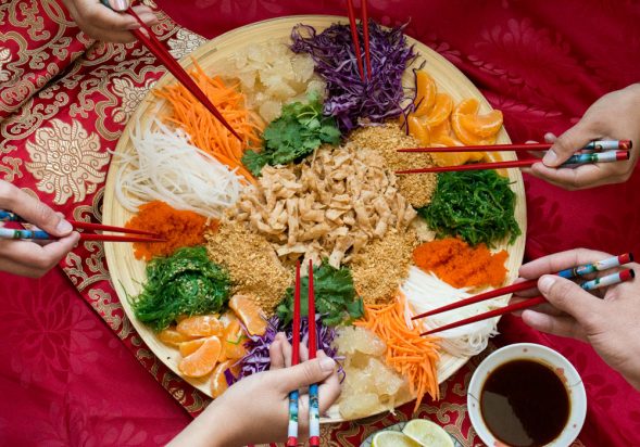 Prosperity Toss Salad (Yu Sheng)