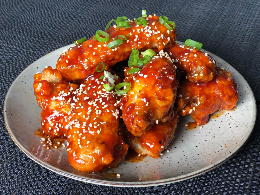 Spicy Korean Fried Chicken (Yangnyeom Chicken) | Asian ...