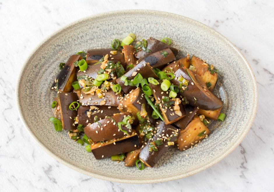 Korean Steamed Eggplant (Gaji Namul) Asian Inspirations