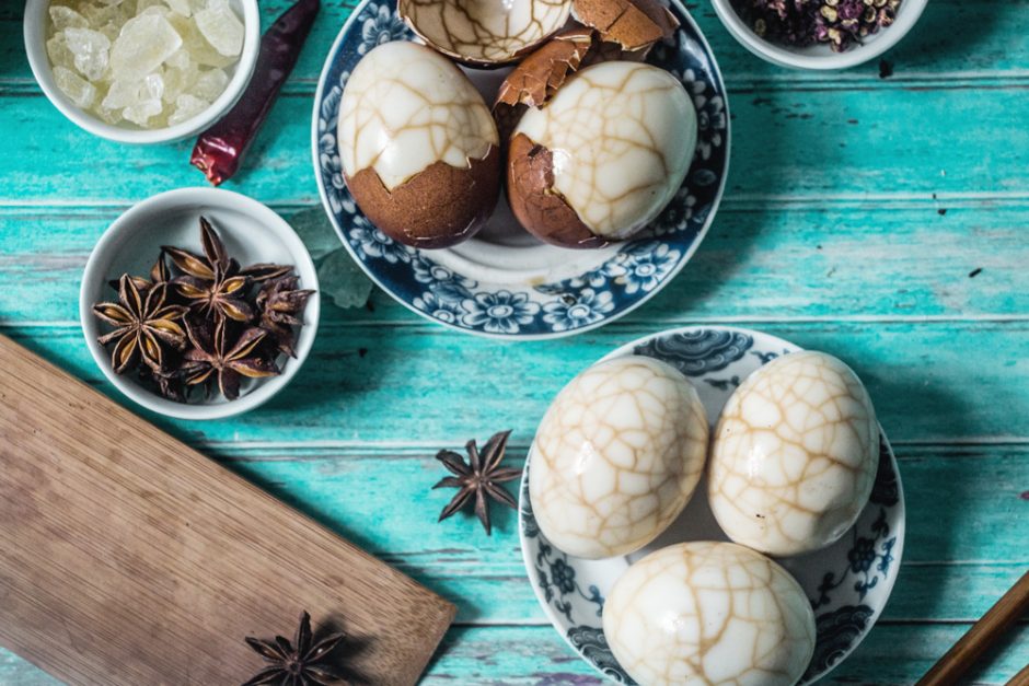 Marbled Herbal Tea Eggs Asian Inspirations
