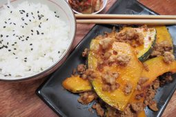 Kabocha Pork Stir Fry
