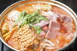 Korean Army Base Stew (Budae Jjigae)