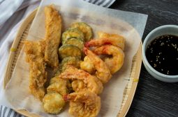 Fish, Prawns and Zucchini Pan-fried in Egg Batter (Modeumjean)