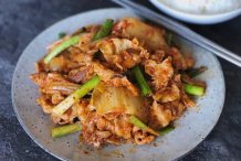 Pork and Kimchi Stir Fry
