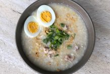 Filipino Chicken Porridge (Arroz Caldo)