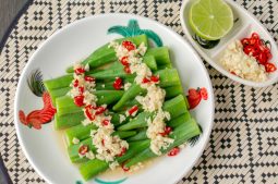 Steamed Okra