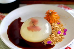 Aloe Vera Sakura Raindrop Cake