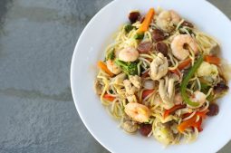 Filipino Stir Fried Noodles (Pancit Bam-I)