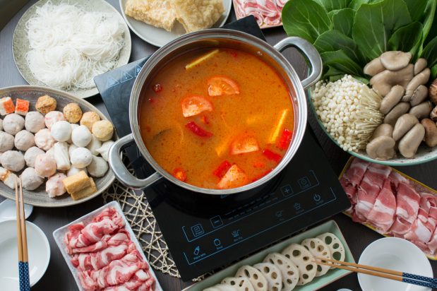 Vietnamese Style Tom Yum Hot Pot (Lau Thai)