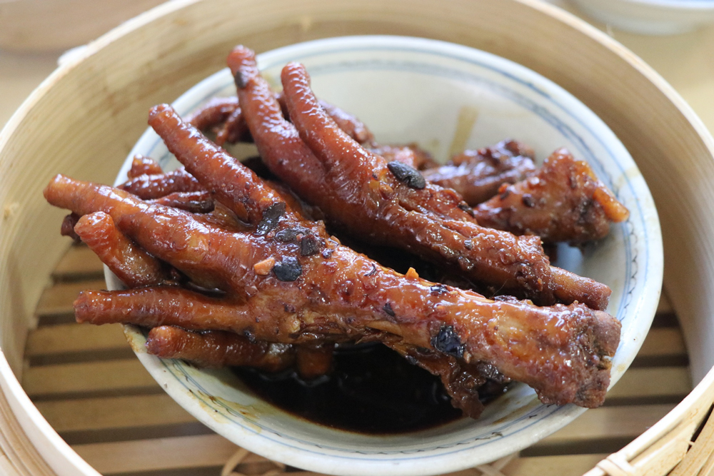 Steamed Chicken Feet with Black Bean Sauce Fung Jao