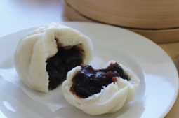 Steamed Red Bean Buns (Dao Sha Bao)