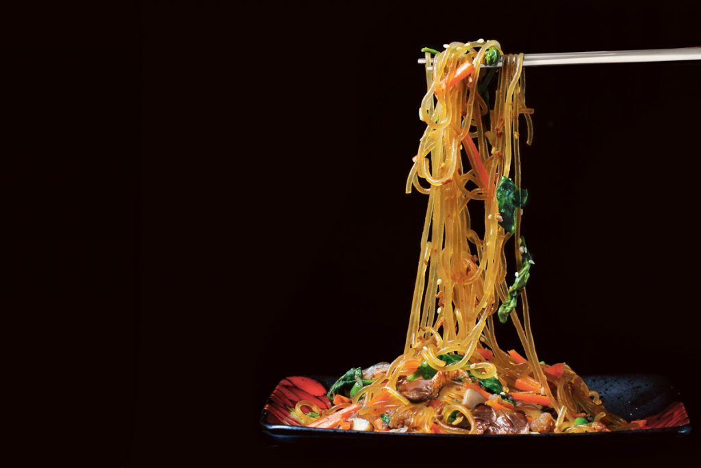 Korean Stir-Fried Potato Noodle (Japchae) | Asian Inspirations