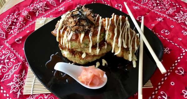 Belinda’s Crispy Pork Belly Okonomiyaki (Japanese Pancakes)