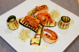 Thai Grilled Prawns with Zucchini