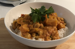 Pumpkin and Chickpea Curry