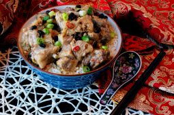 Steamed Pork Spareribs Rice with Black Bean Sauce