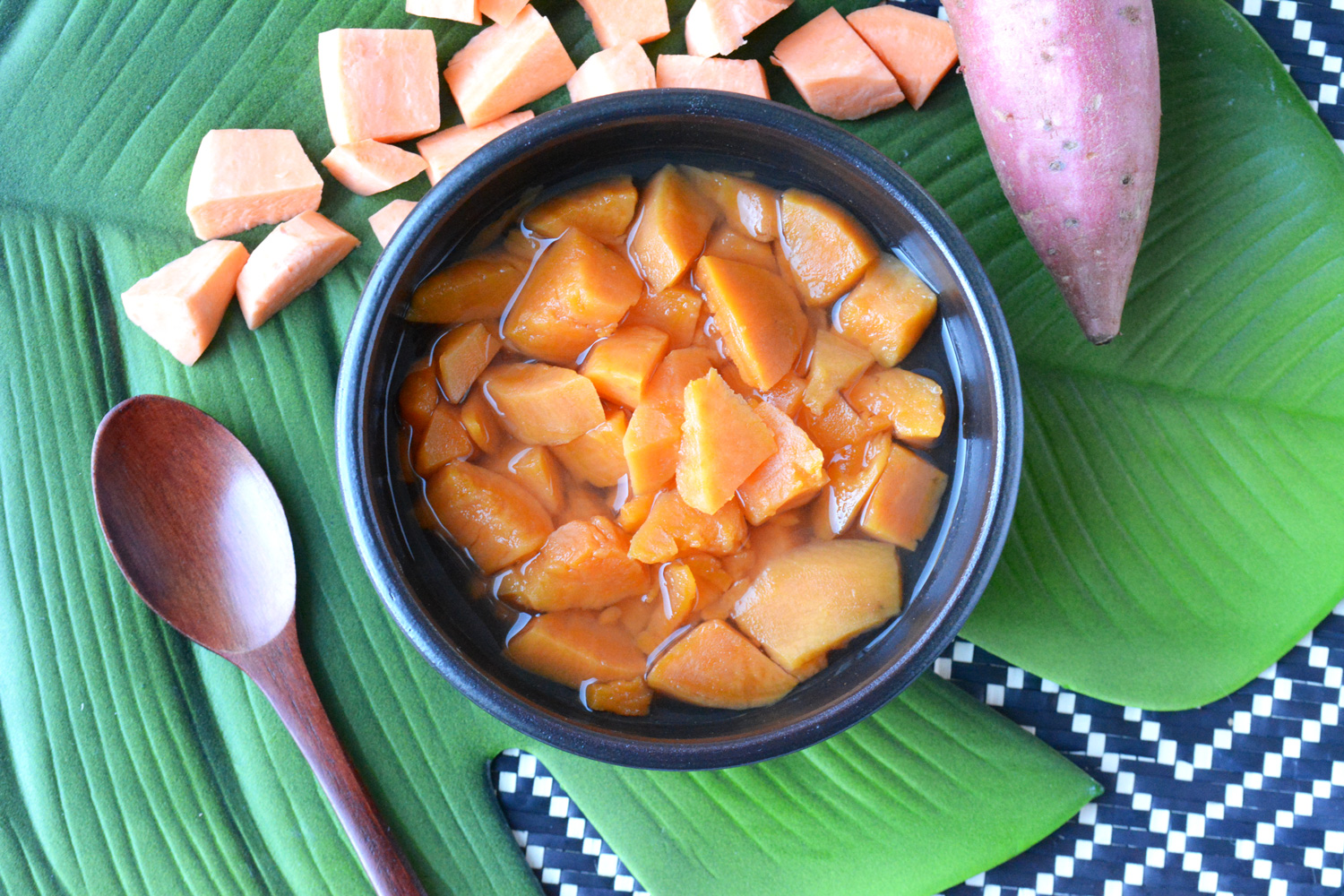 Sweet Potatoes in Ginger Syrup Asian Inspirations