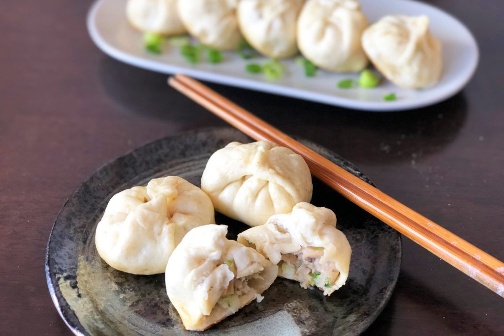 Shanghainese Pan Fried Pork Soup Dumplings (Sheng Jian Bao) Asian Inspirations