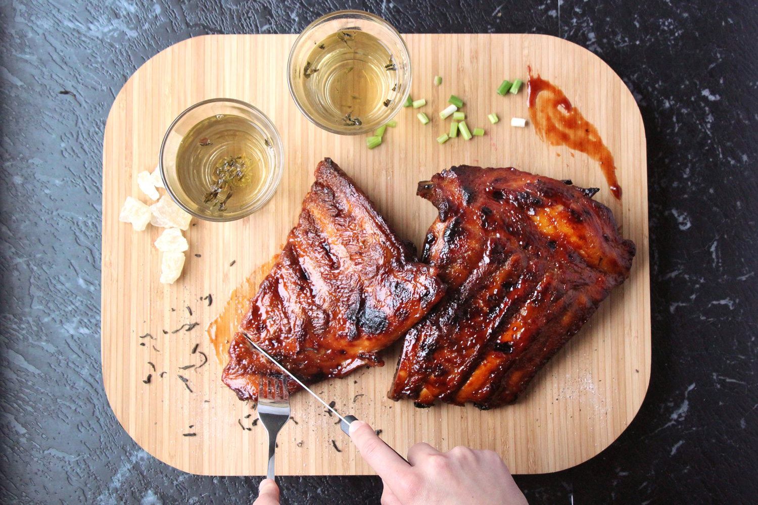 Jasmine Tea Smoked Pork Ribs | Asian Inspirations