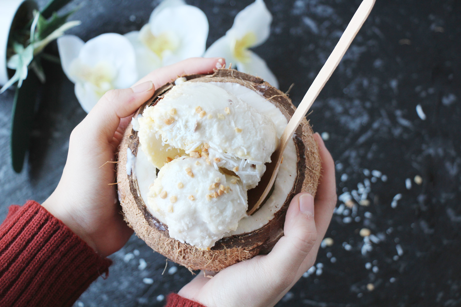 Toasted Coconut Ice Cream Asian Inspirations