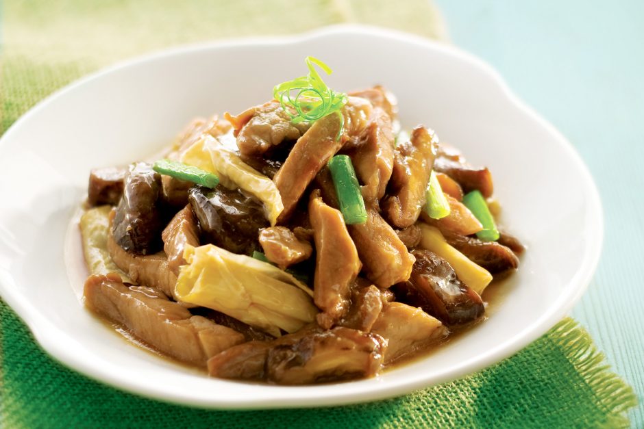 Pork Fillet and Bean Curd Sticks Asian Inspirations