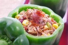 Stuffed Bell Peppers with XO Sauce and Tuna