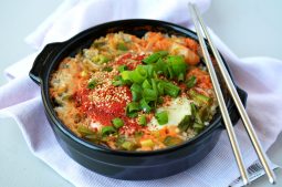 Korean Soybean Sprouts Soup with Rice (Kongnamul-Gukbap)