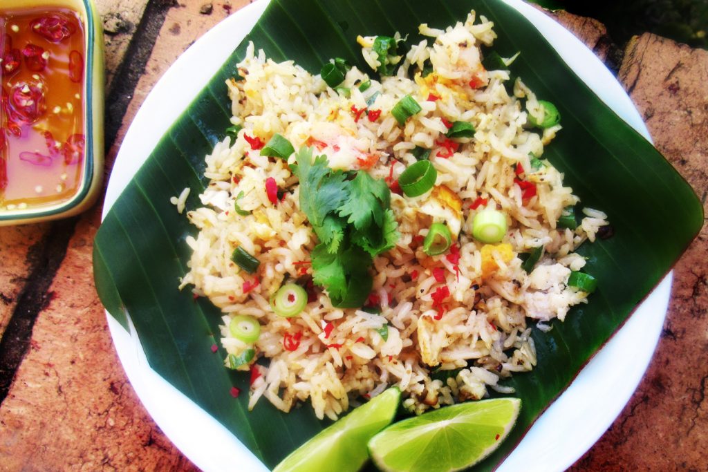 Thai Crab Fried Rice (Kao Pad Bpu) Asian Inspirations