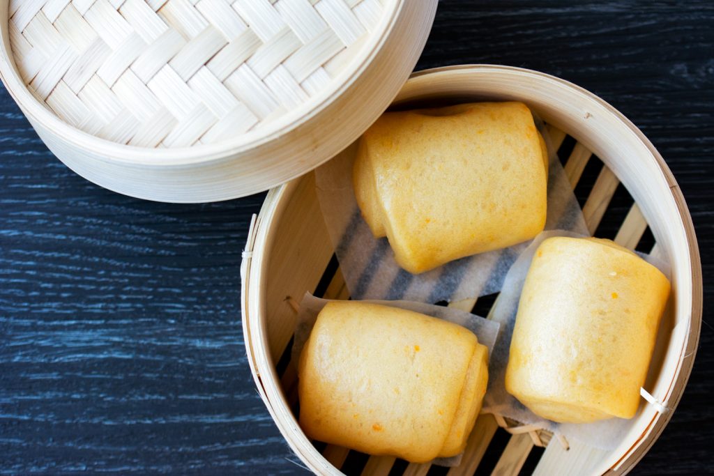 Sweet Potato Steam Buns (Mantou) Asian Inspirations
