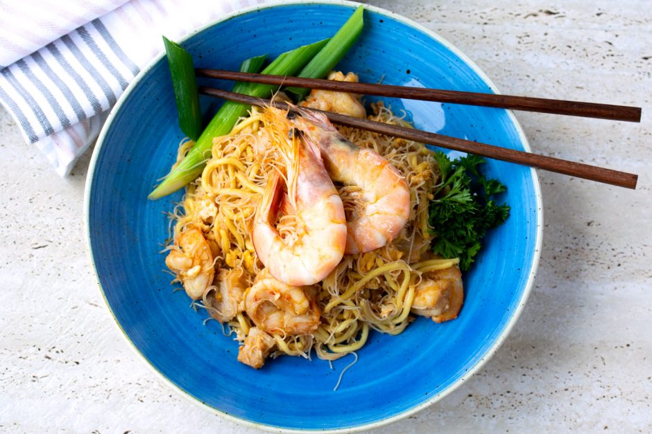 Singapore Hokkien Prawn Mee | Asian Inspirations