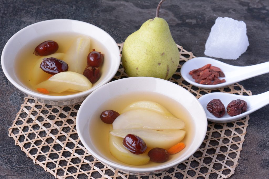 Pear and Red Dates Dessert Soup Asian Inspirations