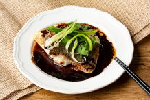 Pan Fried Barramundi with Oyster and Soy Sauce