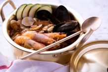Spicy Seafood Noodle Soup (Jjamppong)