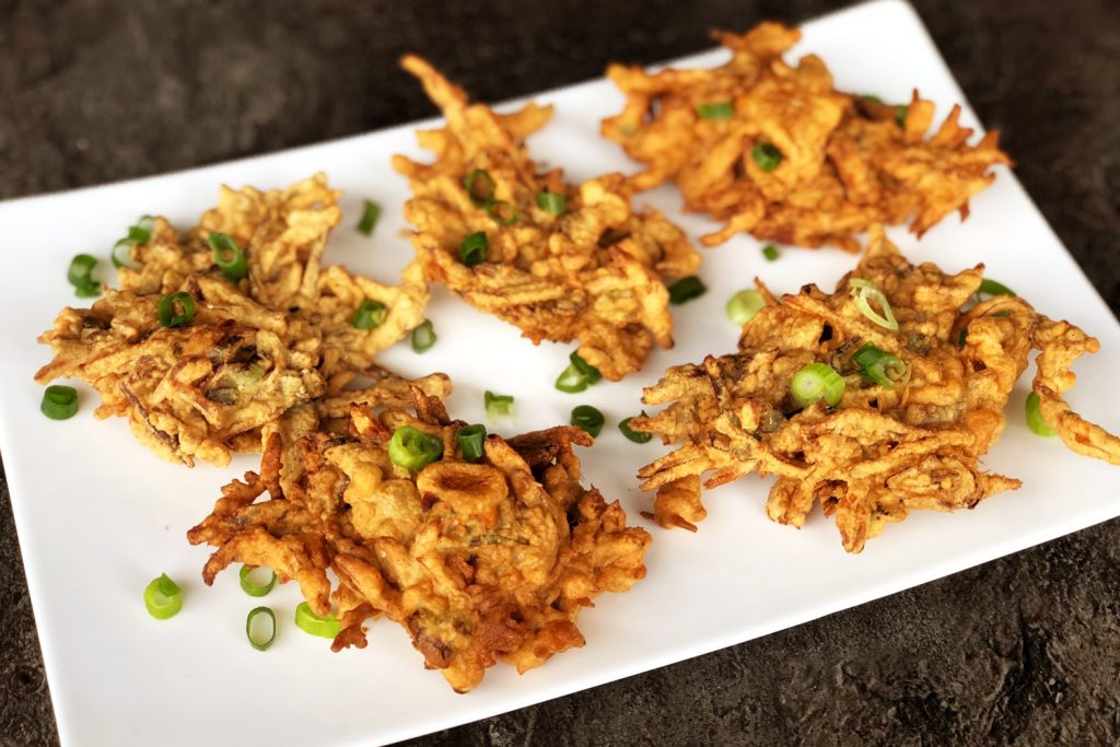 Filipino Anchovies Fritters (Ukoy Na Dilis) Asian Inspirations