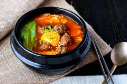 Kimchi Meatball Stew