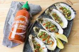 Spicy Sriracha Oysters