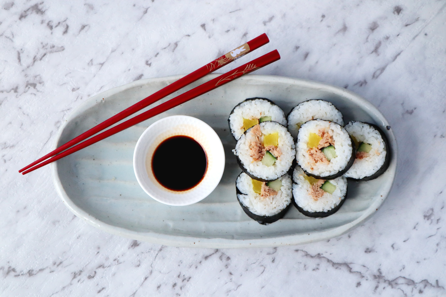 Easy Dynamite Sushi Roll Recipe »