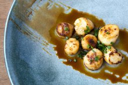 Seared Scallops with Teriyaki Glaze